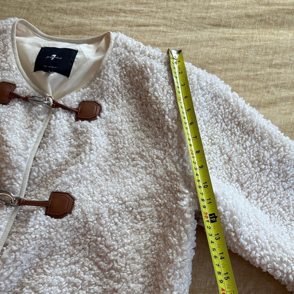 7 for all mankind toggle teddy coat - Picture 7 of 17